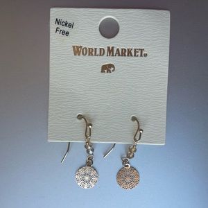 world market gold dangle earrings